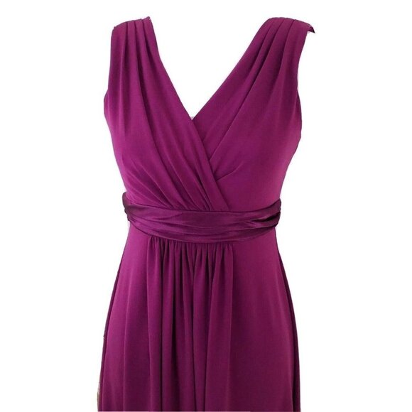 DAVID'S BRIDAL ~Women's Size 4~Red Grapes Formal Prom Cocktail Dress. - Picture 5 of 9